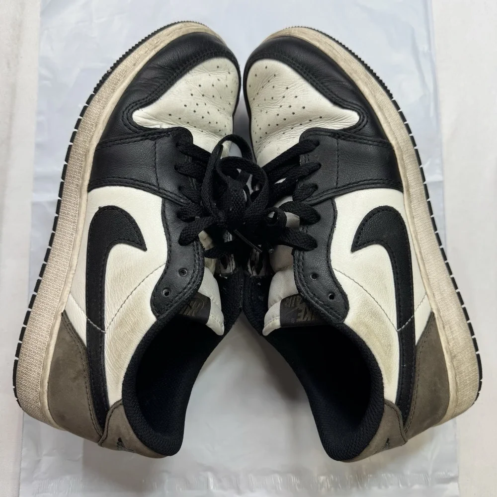 Used No Box Nike Air Jordan 1‎ Retro Low OG Mocha (GS)  - CZ0858 102 - Size 7y
